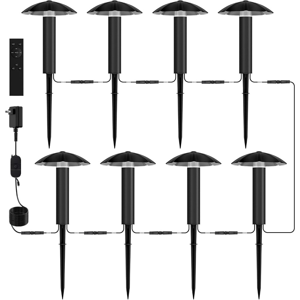 Outdoor Lighting Low Voltage - 8 Pack Low Voltage Landscape Lighting