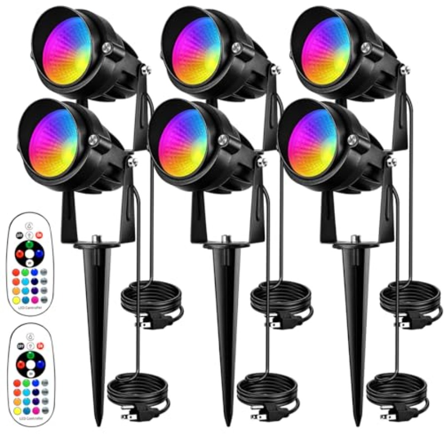 Color Changing Outdoor - Spotlight Outdoor RGB Spot Lights 10W