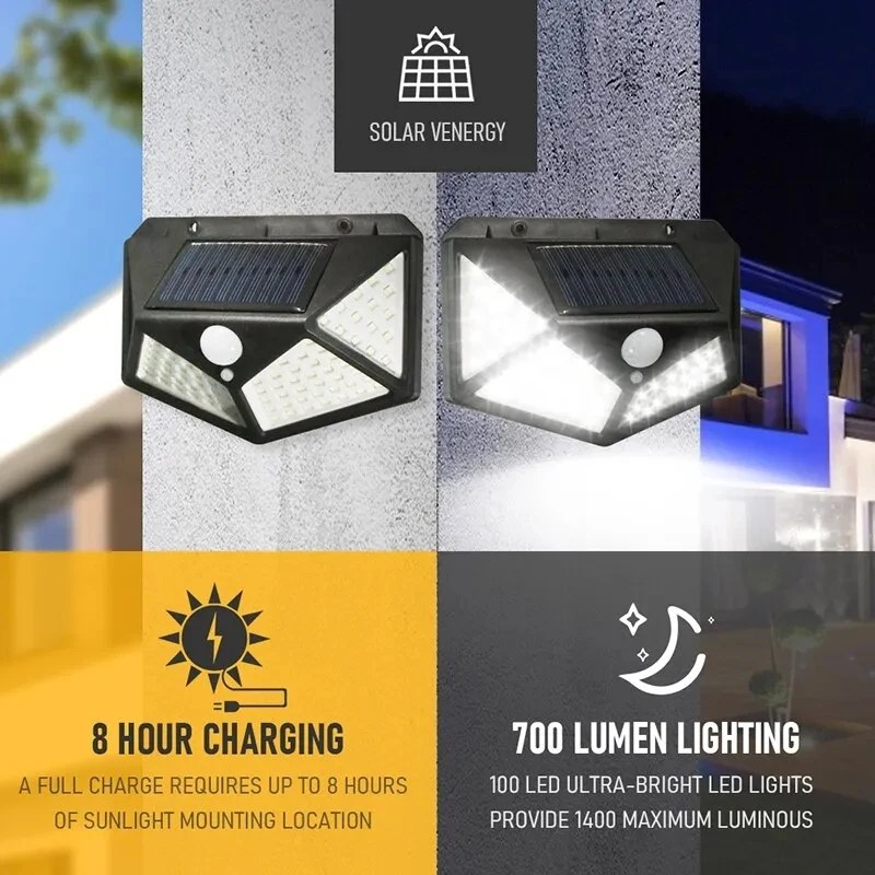 Outdoor Lighting Manufacturers - 100Led Multifunctional Solar Lamp Outdoor Garden