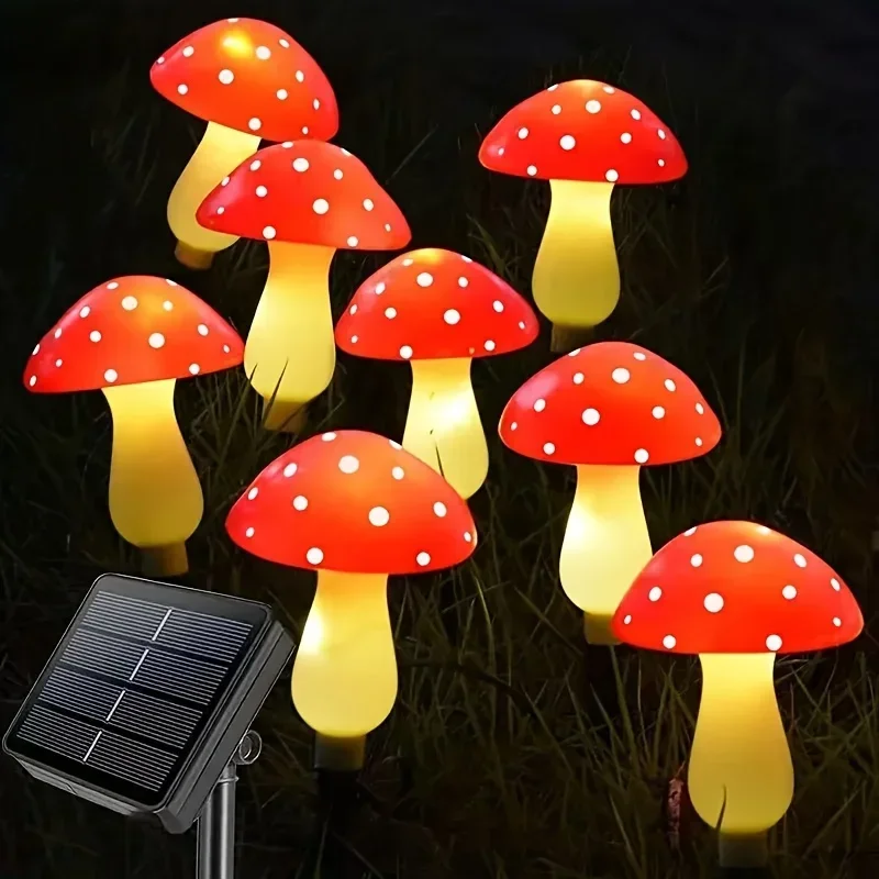 Outdoor Lighting Manufacturers - 8/12/20 Head Solar Mushroom Lights Stake