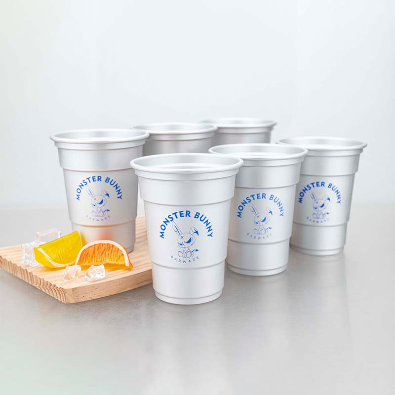 Color Changing Outdoor - 480ml Color Changing Step Aluminum Cups