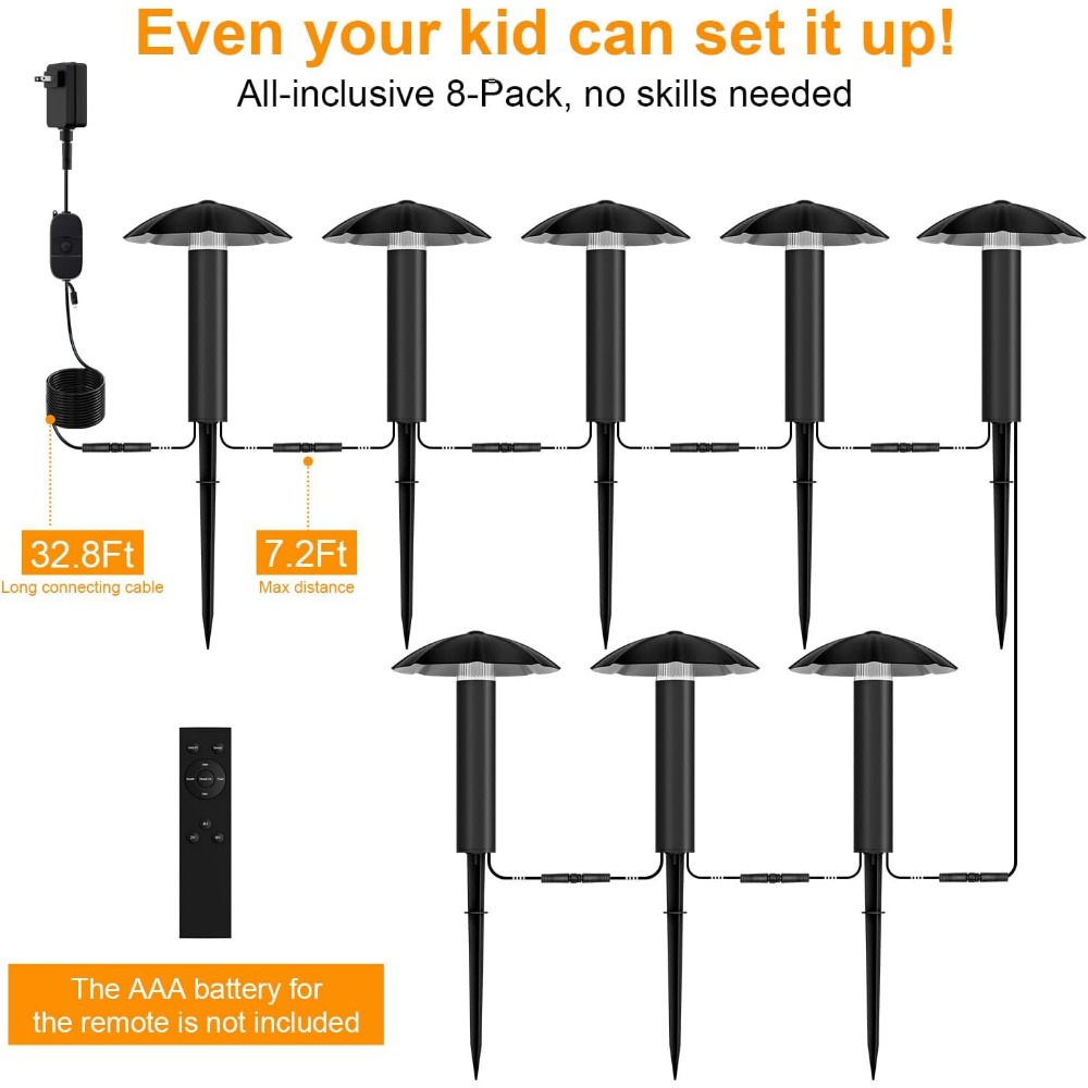 8 Pack Low Voltage Landscape L - đánh giá và giá Outdoor Lighting Low Voltage