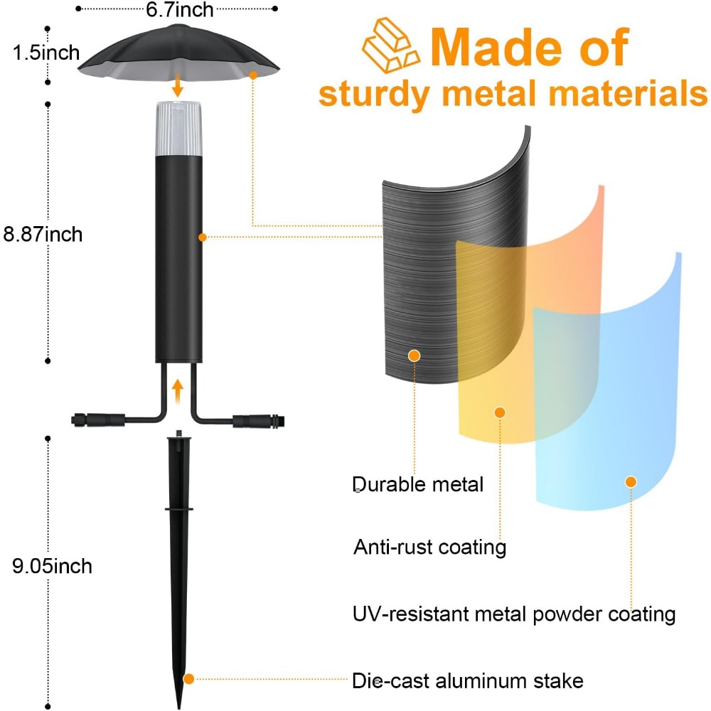 8 Pack Low Voltage Landscape L - đánh giá và giá Outdoor Lighting Low Voltage