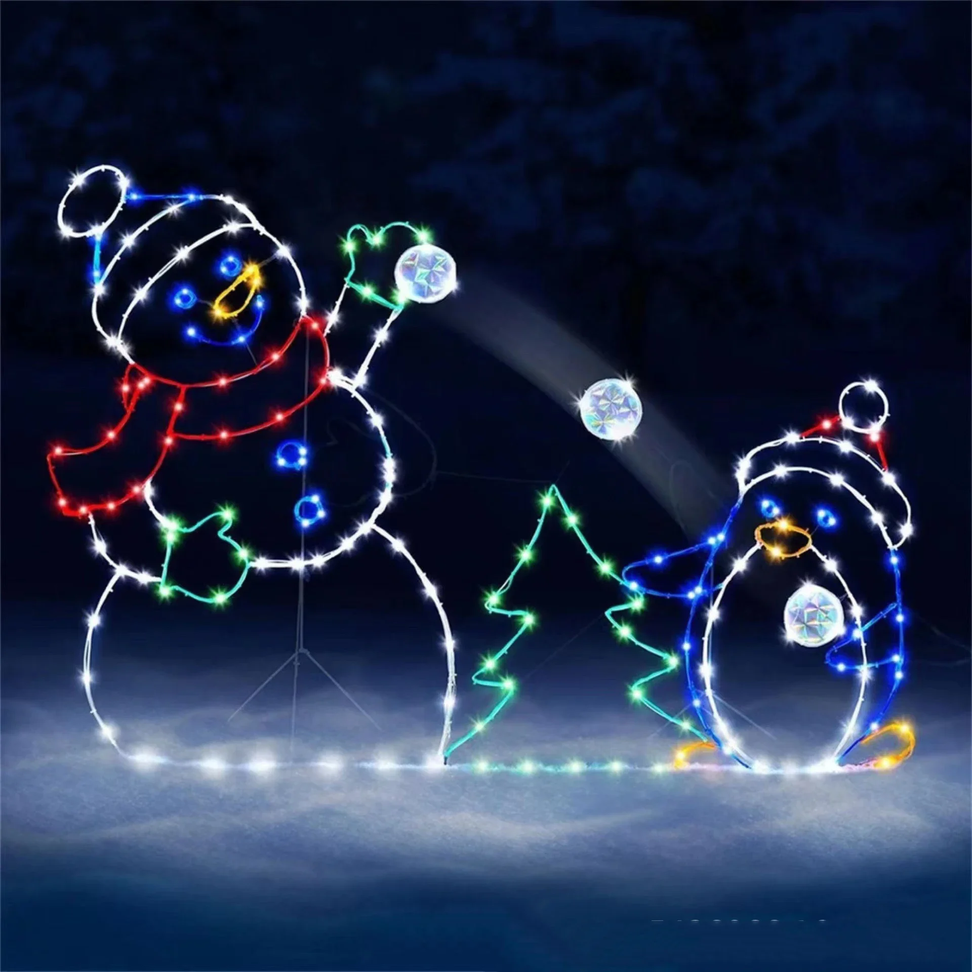 Animated Snowball Light LED Gl - đánh giá và giá Outdoor Lighting Manufacturers
