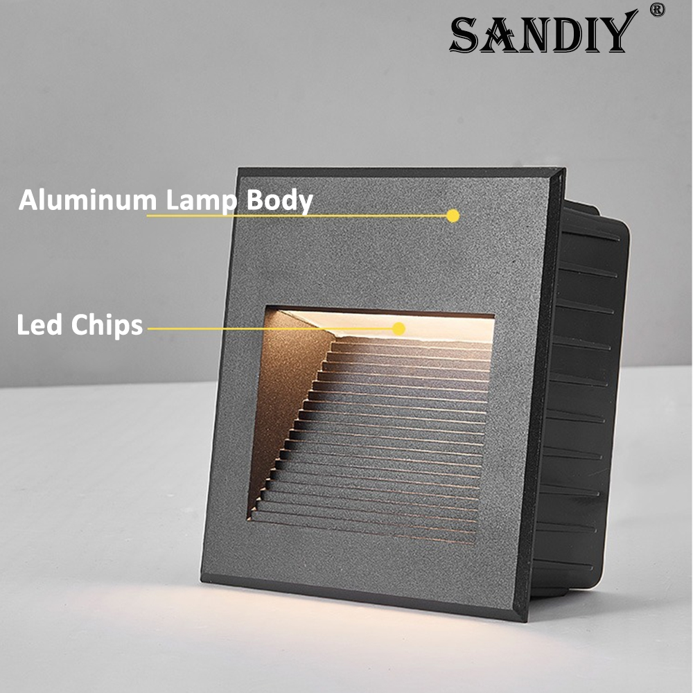SANDIY Recessed Outdoor Wall S - đánh giá và giá Outdoor Lighting Low Voltage