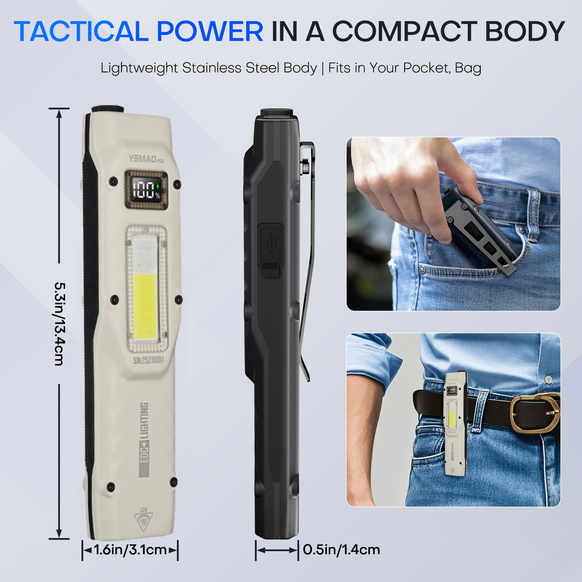 Portable 880LM YEMAO M28 Ultra - đánh giá và giá Outdoor Lighting Panel