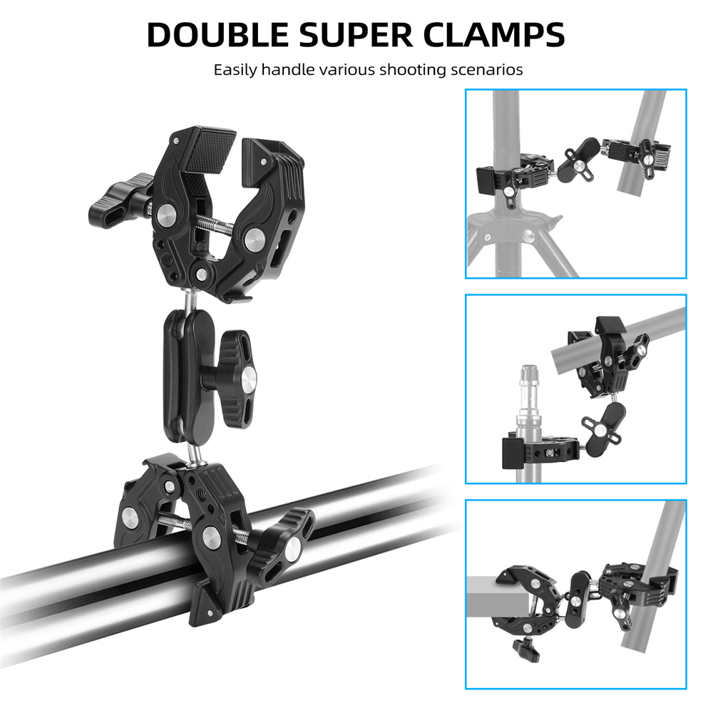 2026 Double Metal Super Clamp  - đánh giá và giá Umbrella Led Clip