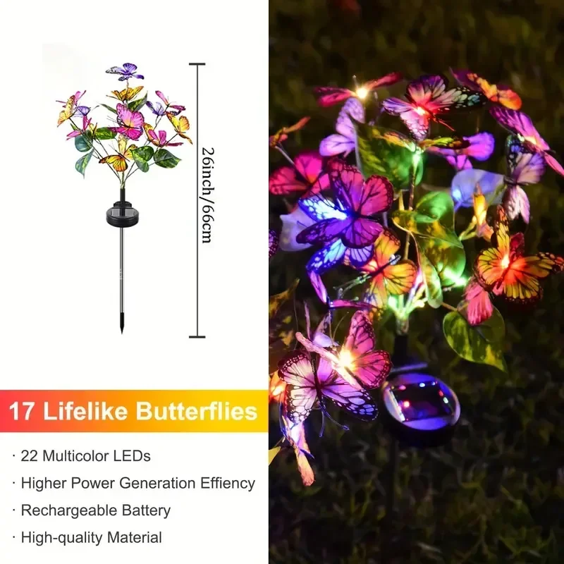 Solar LED Butterfly Garden Lig - đánh giá và giá Outdoor Lighting Manufacturers