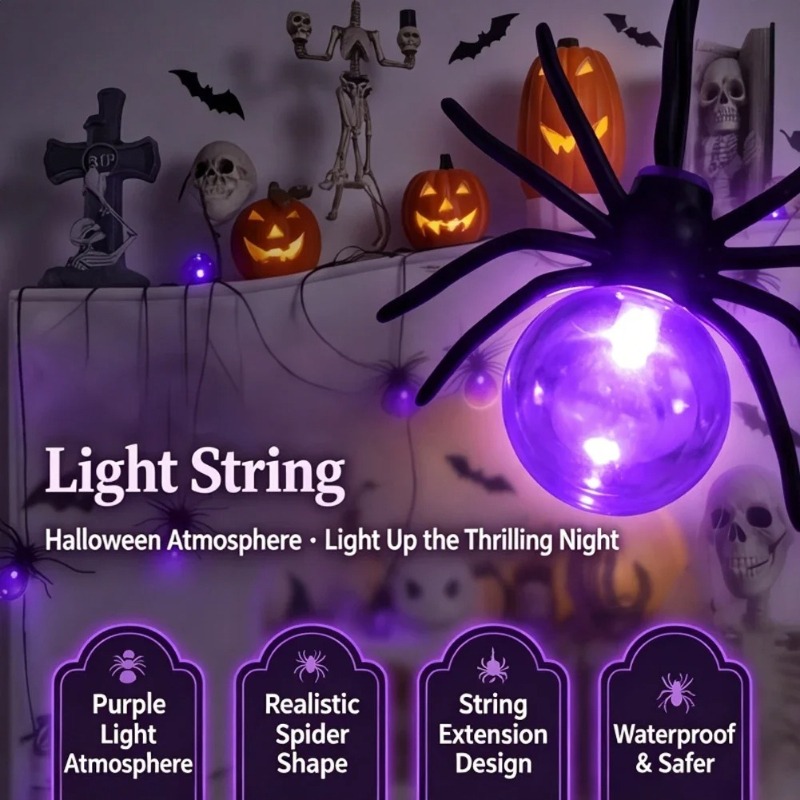 Battery Powered Spider LED Str - đánh giá và giá Outdoor Lighting Battery Powered