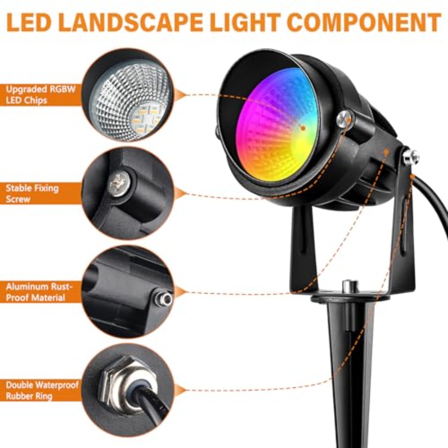 Spotlight Outdoor RGB Spot Lig - đánh giá và giá Color Changing Outdoor