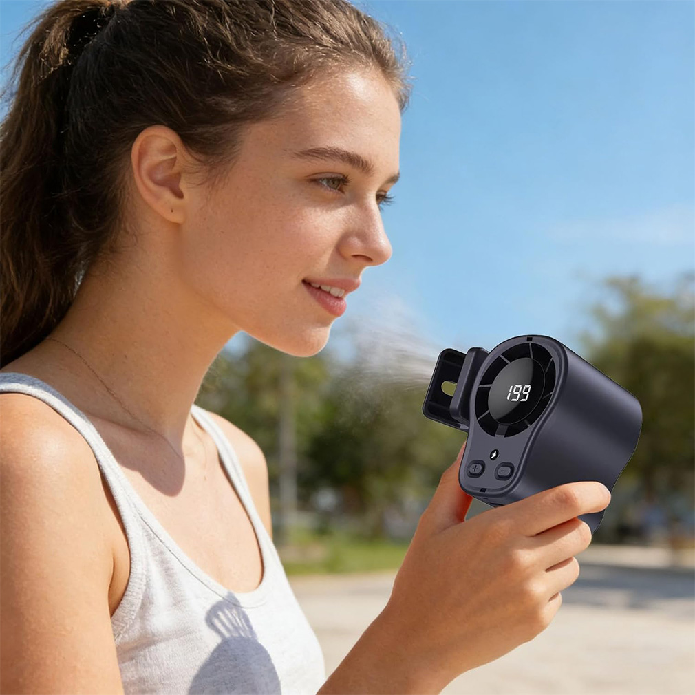 Portable Waist Mounted Cooling - đánh giá và giá Umbrella Led Clip