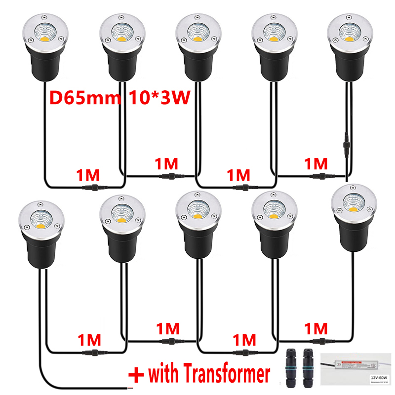 IP67 Waterproof LED Buried Lig - đánh giá và giá Outdoor Lighting Low Voltage
