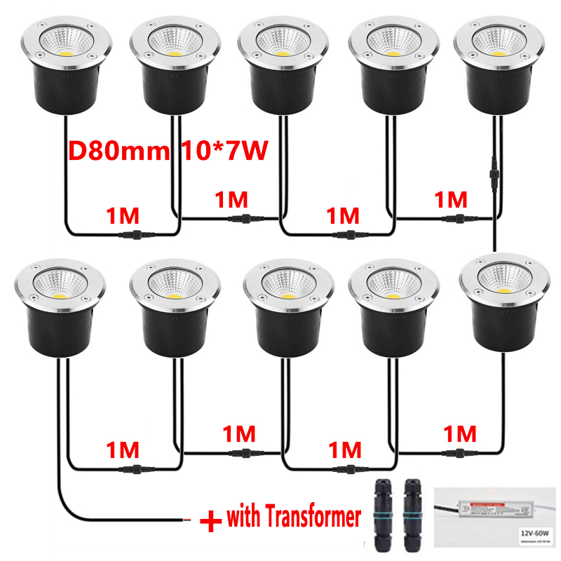 IP67 Waterproof LED Buried Lig - đánh giá và giá Outdoor Lighting Low Voltage