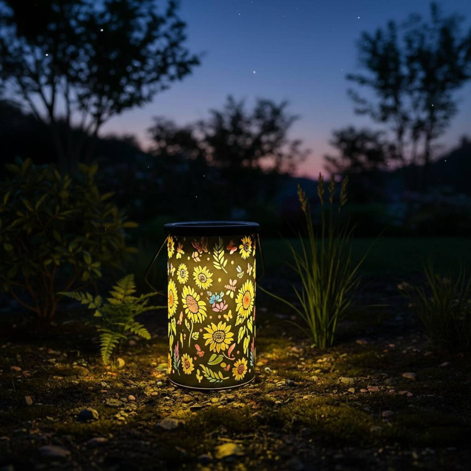 Floral Lantern Vintage Design  - đánh giá và giá Outdoor Lighting Battery Powered