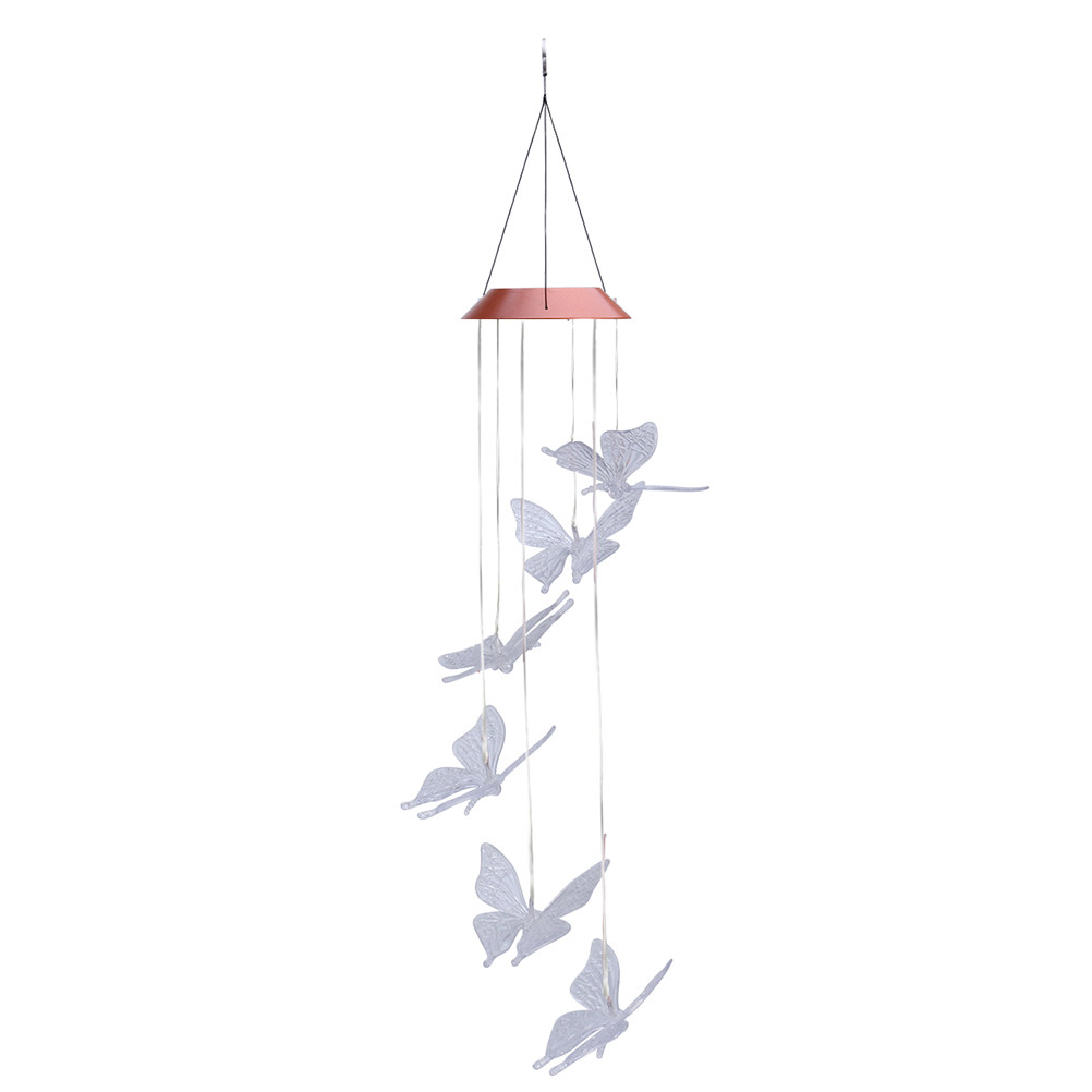 Solar Wind Chime Light Transpa - đánh giá và giá Color Changing Outdoor