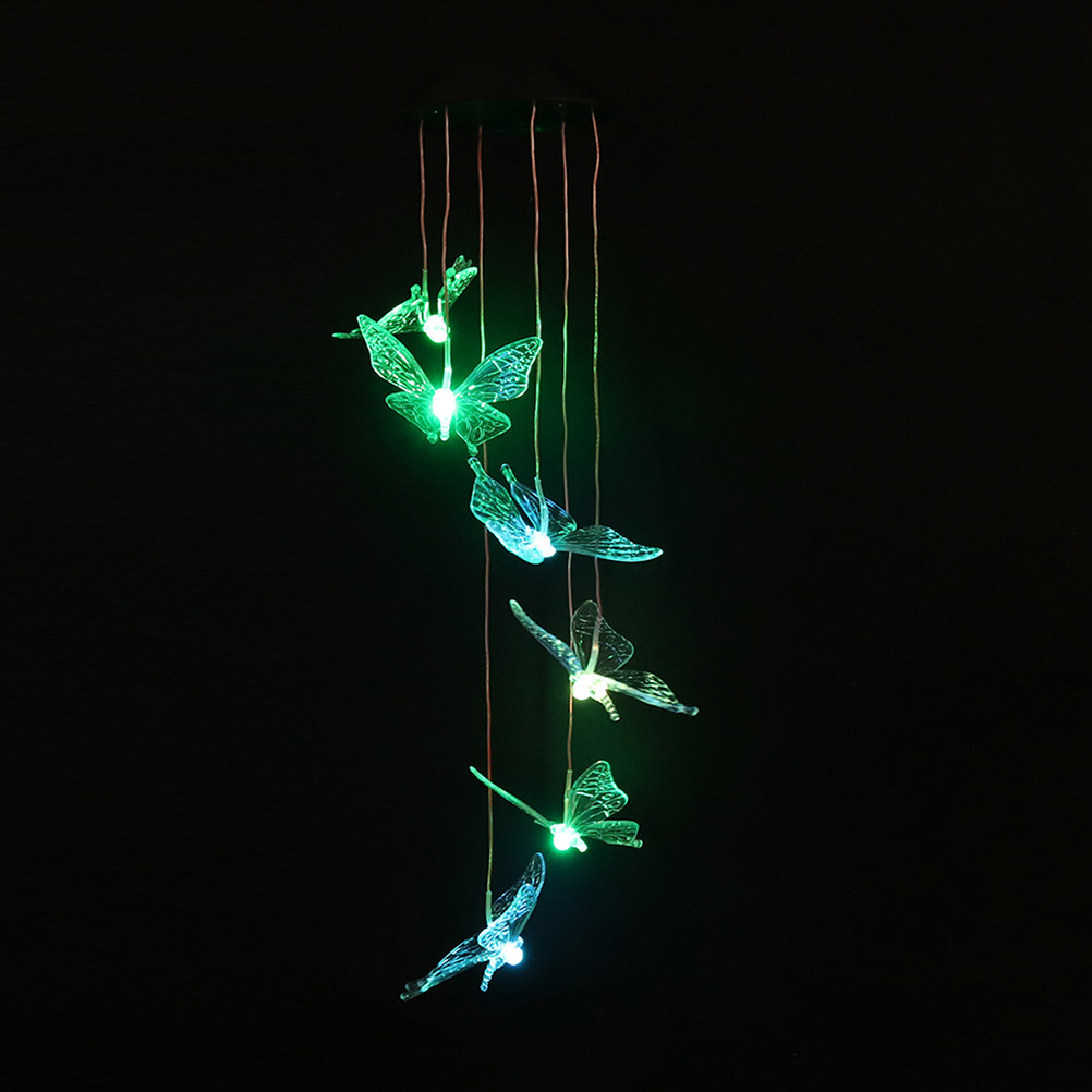 Solar Wind Chime Light Transpa - đánh giá và giá Color Changing Outdoor