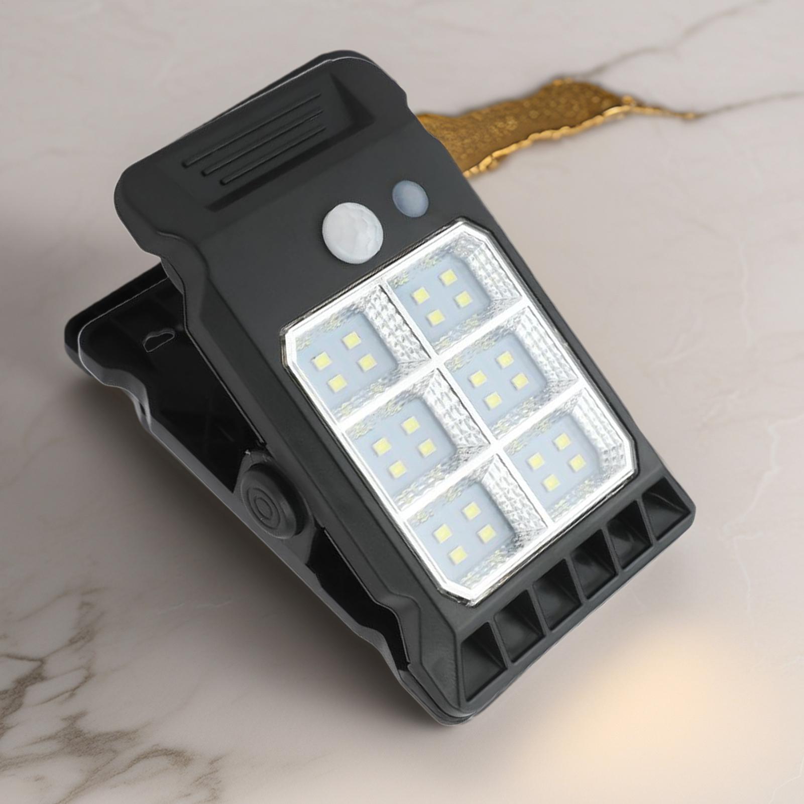 Solar Clip Light Smart Sensor  - đánh giá và giá Umbrella Led Clip
