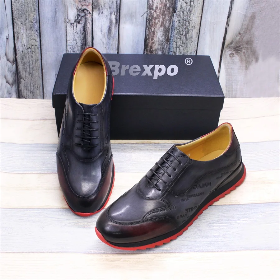 Men's High-End Leather Sneaker - đánh giá và giá Color Changing Outdoor