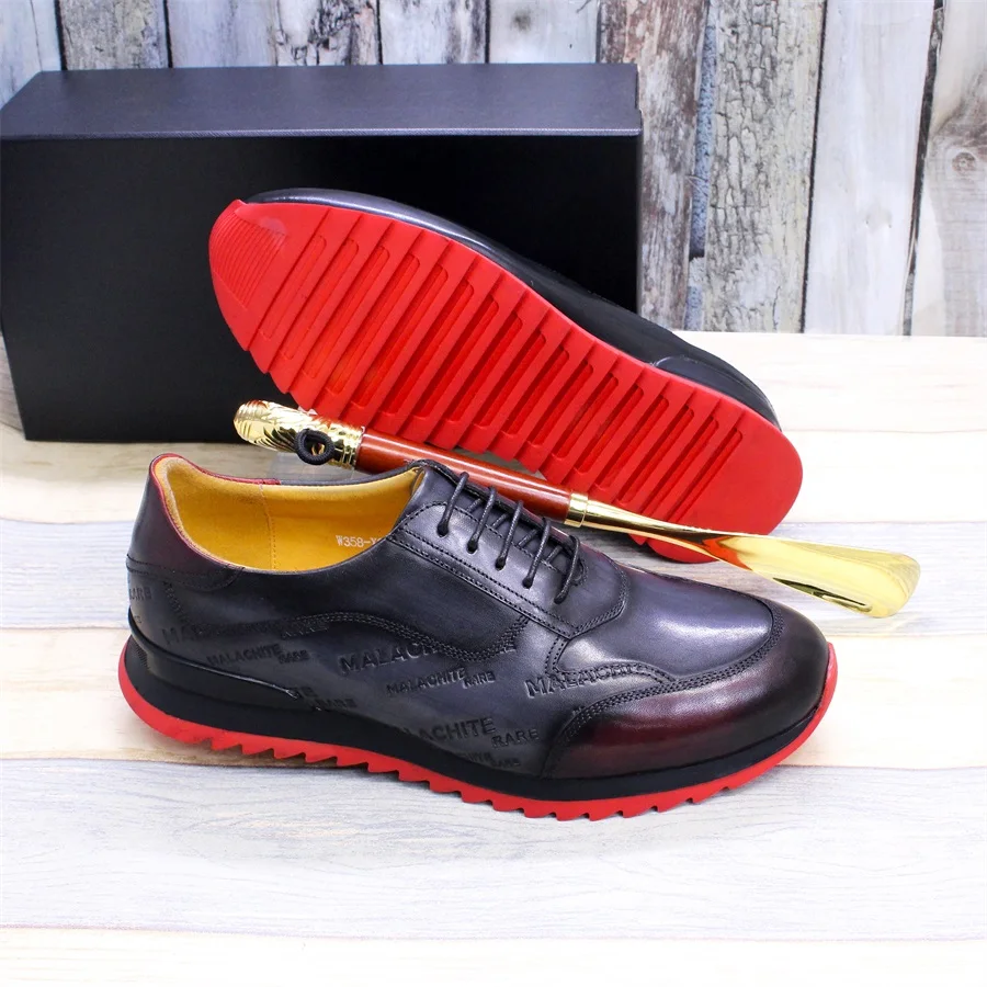 Men's High-End Leather Sneaker - đánh giá và giá Color Changing Outdoor