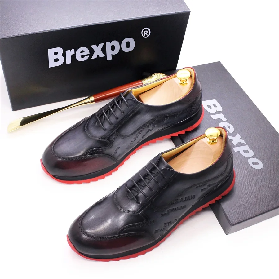 Men's High-End Leather Sneaker - đánh giá và giá Color Changing Outdoor