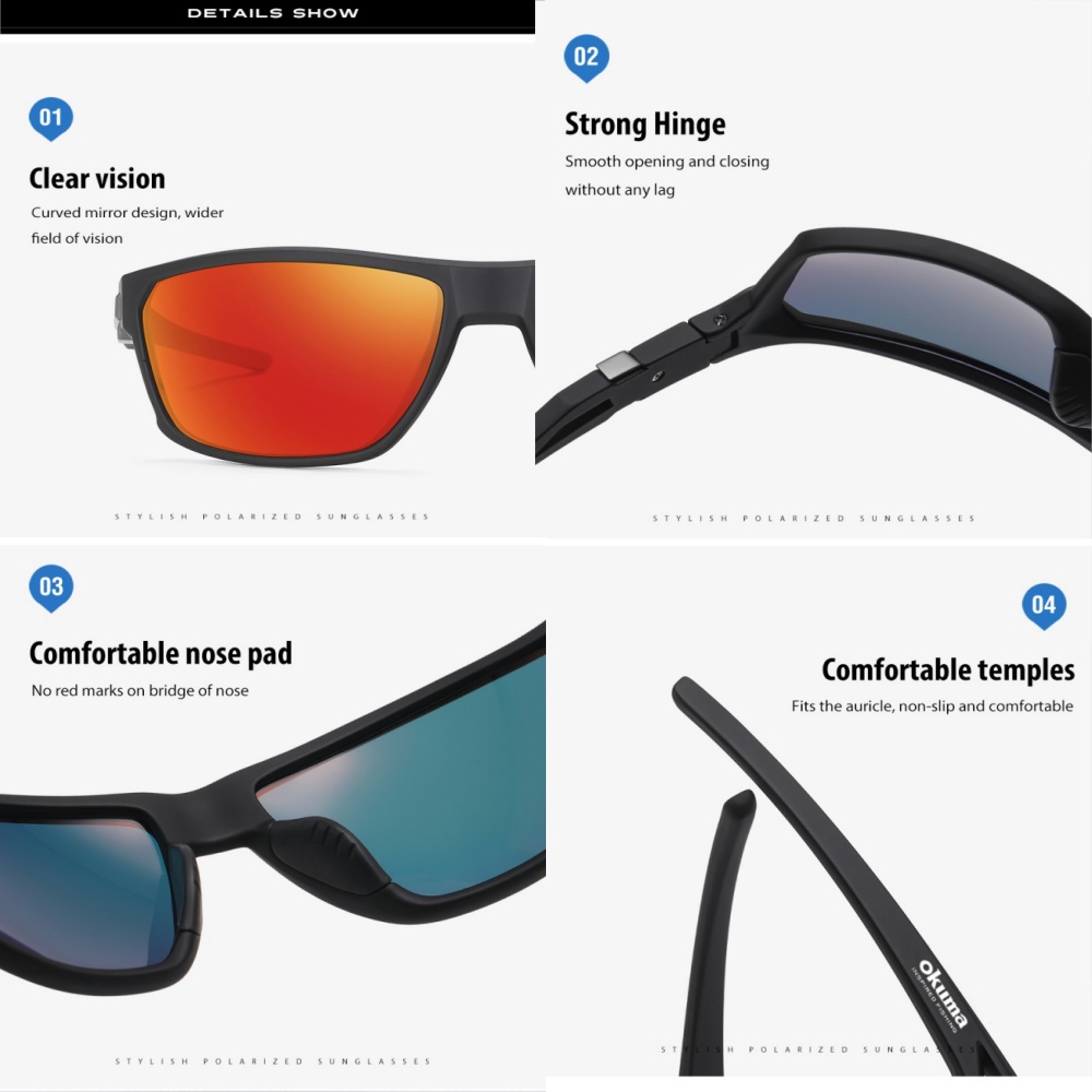 OKUMA New Polarized Outdoor Co - đánh giá và giá Color Changing Outdoor