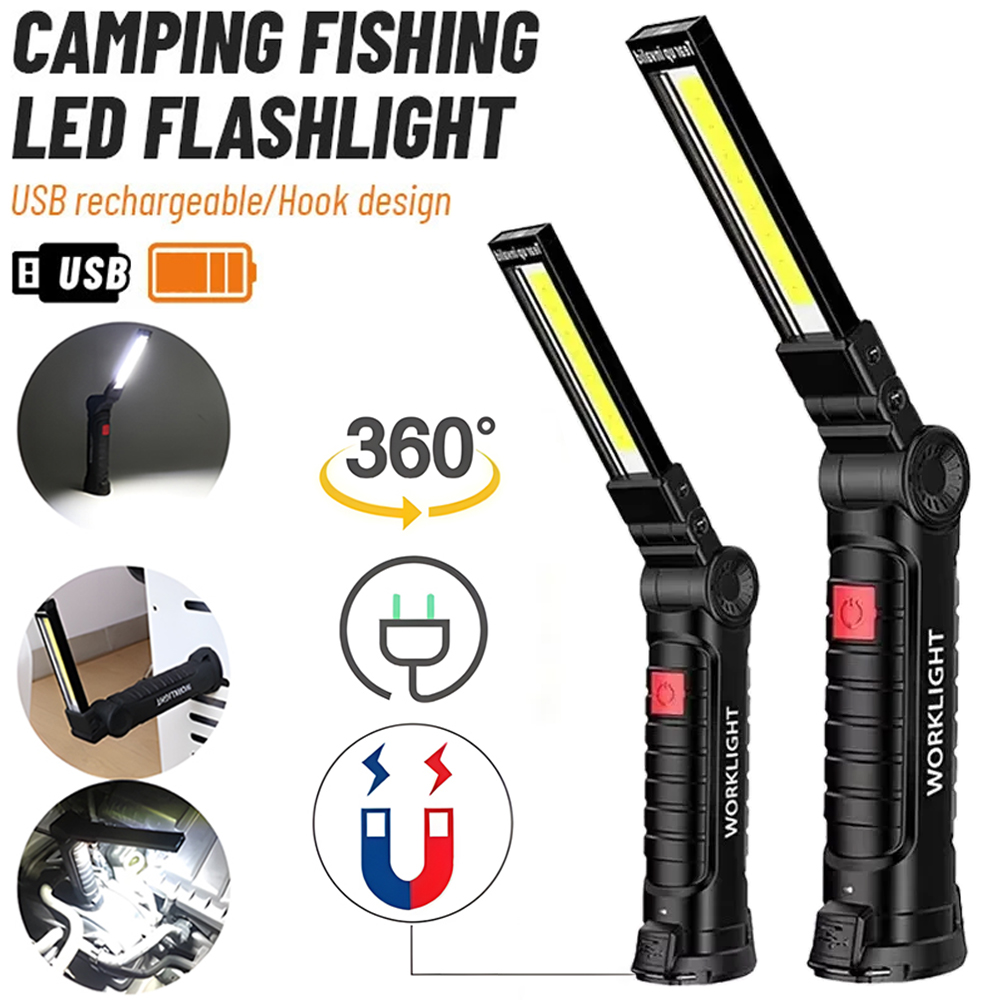 LED COB Flashlight USB Recharg - đánh giá và giá Outdoor Lighting Panel