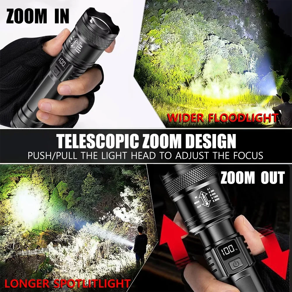 Rechargeable LED Flashlight Zo - đánh giá và giá Outdoor Lighting Panel
